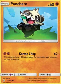Pancham card from Guardians Rising, number 72/145