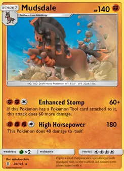 Mudsdale card from Guardians Rising, number 76/145