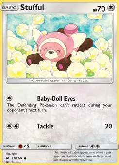 Stufful card from Burning Shadows, number 110/147