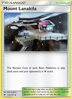 Mount Lanakila card from Burning Shadows, number 118/147
