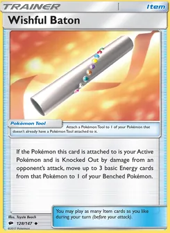 Wishful Baton card from Burning Shadows, number 128/147