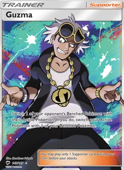 Guzma card from Burning Shadows, number 143/147