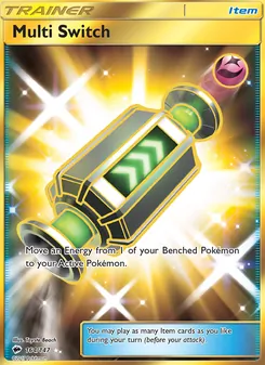 Multi Switch card from Burning Shadows, number 164/147