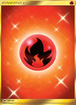 Fire Energy card from Burning Shadows, number 167/147
