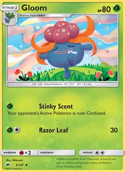 Gloom card from Burning Shadows, number 5/147