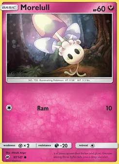 Morelull card from Burning Shadows, number 97/147