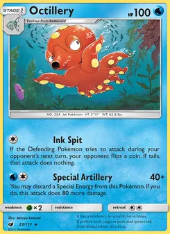 Octillery card from Crimson Invasion, number 23/111