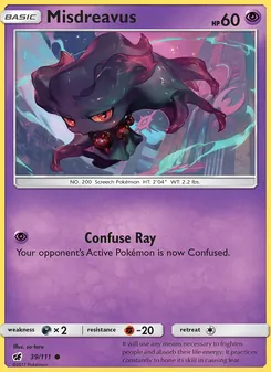 Misdreavus card from Crimson Invasion, number 39/111