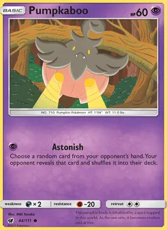 Pumpkaboo card from Crimson Invasion, number 44/111