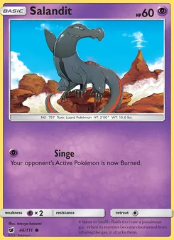 Salandit card from Crimson Invasion, number 46/111