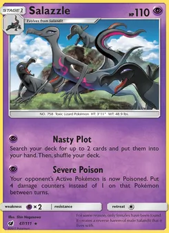 Salazzle card from Crimson Invasion, number 47/111