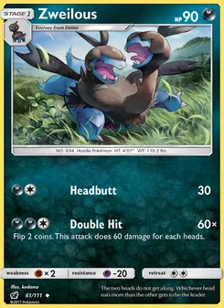 Zweilous card from Crimson Invasion, number 61/111