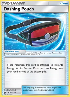 Dashing Pouch card from Crimson Invasion, number 92/111