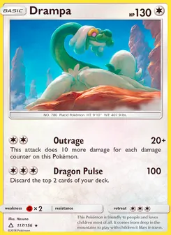 Drampa card from Ultra Prism, number 117/156