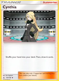 Cynthia card from Ultra Prism, number 119/156