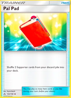 Pal Pad card from Ultra Prism, number 132/156