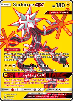 Xurkitree GX card from Ultra Prism, number 142/156