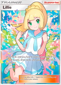 Lillie card from Ultra Prism, number 151/156