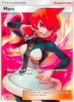Mars card from Ultra Prism, number 154/156