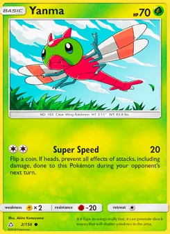 Yanma card from Ultra Prism, number 2/156