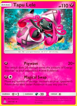 Tapu Lele card from Ultra Prism, number 94/156