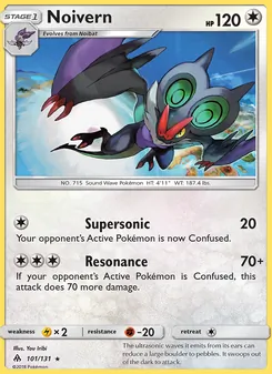 Noivern card from Forbidden Light, number 101/131