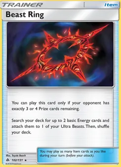 Beast Ring card from Forbidden Light, number 102/131