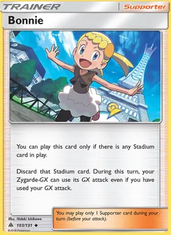 Bonnie card from Forbidden Light, number 103/131