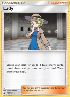 Lady card from Forbidden Light, number 109/131