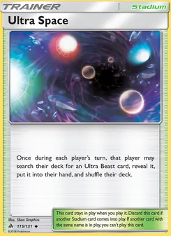 Ultra Space card from Forbidden Light, number 115/131
