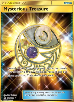 Mysterious Treasure card from Forbidden Light, number 145/131
