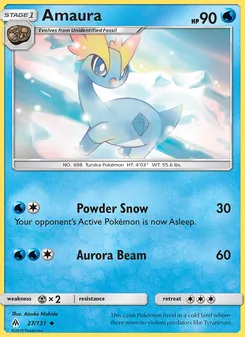 Amaura card from Forbidden Light, number 27/131
