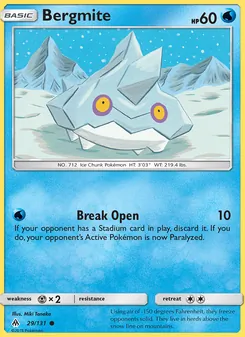 Bergmite card from Forbidden Light, number 29/131