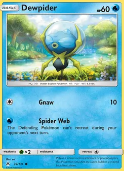 Dewpider card from Forbidden Light, number 32/131