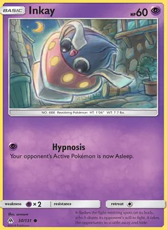 Inkay card from Forbidden Light, number 50/131