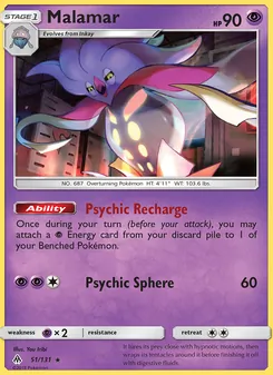 Malamar card from Forbidden Light, number 51/131