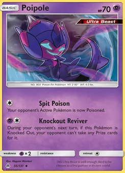 Poipole card from Forbidden Light, number 55/131