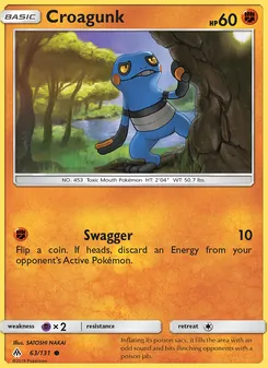 Croagunk card from Forbidden Light, number 63/131