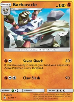 Barbaracle card from Forbidden Light, number 67/131