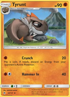Tyrunt card from Forbidden Light, number 68/131