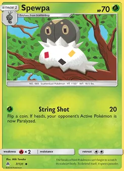 Spewpa card from Forbidden Light, number 7/131
