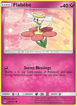 Flabébé card from Forbidden Light, number 84/131