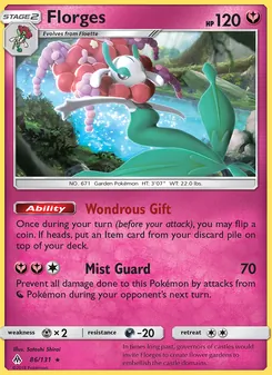 Florges card from Forbidden Light, number 86/131