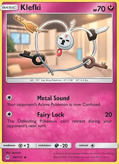 Klefki card from Forbidden Light, number 89/131