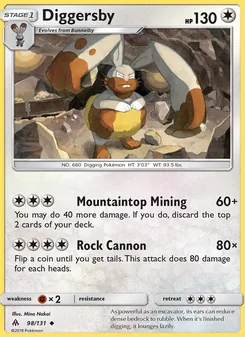 Diggersby card from Forbidden Light, number 98/131