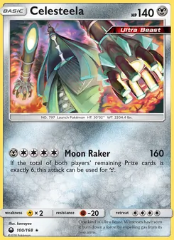Celesteela card from Celestial Storm, number 100/168