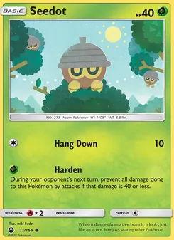 Seedot card from Celestial Storm, number 11/168