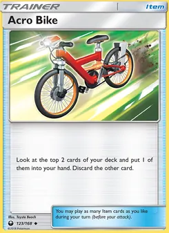 Acro Bike card from Celestial Storm, number 123/168