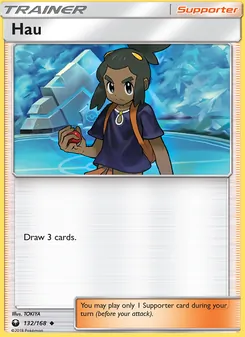 Hau card from Celestial Storm, number 132/168