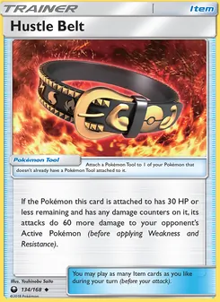 Hustle Belt card from Celestial Storm, number 134/168
